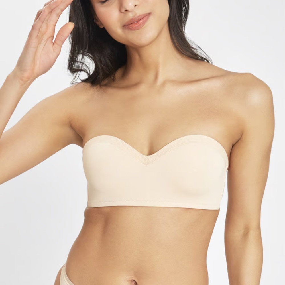 Lively No-Wire Strapless Bra in Toasted Almond